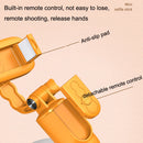 KT01 Cartoon Selfie Rod Mobile Phone Remote Three Tripod Live Photo Stent(Yellow)