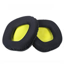 2 PCS Replacement Earpads for Corsair Void Pro Elite,Style: Yellow Bottom Grid