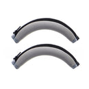 2 PCS Headset Earmuffs Sponge Cover for Edifier W820nb,Style: Gray Head Beam