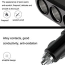 2 PCS Dual USB + Type-C / USB-C 3 Hole Car Charger, Style: QC3.0 + PD Fast Charge Version(Black)