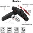 2 Pairs Silent V-brake Bicycle Brake Shoes, Color: Blue
