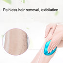 Women Home Epilator Convenient Gentle Exfoliating Hair Removal Tool(Blue)