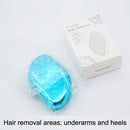 Women Home Epilator Convenient Gentle Exfoliating Hair Removal Tool(Blue)