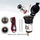 2 PCS Car Modified Cigarette Lighter Car Charging Power Socket Cigarette Type (with 1.5m Line)