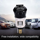 2 PCS Car Modified Cigarette Lighter Car Charging Power Socket Cigarette Type (with 1.5m Line)