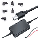 2 PCS USB Car Charge 12V To 5V Navigation Instrument Reduction Line(Mini Right Bend)