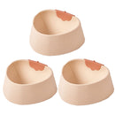 3 PCS Strawberry Shape Pet Bowl Cat Cartoon Anti-Slip Bowl(Pink)