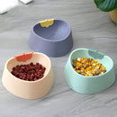 3 PCS Strawberry Shape Pet Bowl Cat Cartoon Anti-Slip Bowl(Pink)