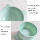2 PCS Pet Tall Protection Cervical Slant Mouth Food Bowl Anti-overturning Plastic Cat Bowl(Blue)