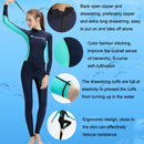 FINDSLINE Lycra Diving Cloth Female Thin Quick-Dry Waterproof Sunblock Wetsuit, Size: XL(Black)
