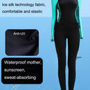 FINDSLINE Lycra Diving Cloth Female Thin Quick-Dry Waterproof Sunblock Wetsuit, Size: XL(Black)