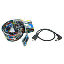 Flight Video Glasses Graffiti Color Headband Fixed Strap For DJI FPV Goggles V2 Strap + Power Line