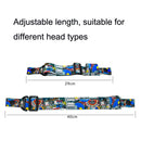 Flight Video Glasses Graffiti Color Headband Fixed Strap For DJI FPV Goggles V2 Strap + Power Line
