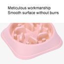 3 PCS Pet Anti-Choke Bowl Slow Food Cat and Dog Food Bowl, Specification: Boxed(Pink)