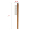 Cat Dog Solid Wood Comb For Removing Floating Hair Pet Cleaning Grooming Flea Comb(D)