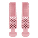 2 PCS Washing Board Toothpaste Shape Bite Toys TPR Dog Teething Stick(Pink)