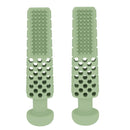 2 PCS Washing Board Toothpaste Shape Bite Toys TPR Dog Teething Stick(Green)