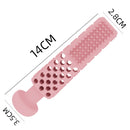2 PCS Washing Board Toothpaste Shape Bite Toys TPR Dog Teething Stick(Pink)