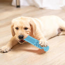 2 PCS Washing Board Toothpaste Shape Bite Toys TPR Dog Teething Stick(Pink)