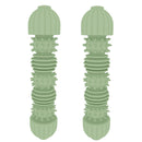 2 PCS Pet Caterpillar Shape Toy Dog Interactive Chewing Teeth Wear-Resistant Stick(Avocado Green)