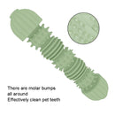 2 PCS Pet Caterpillar Shape Toy Dog Interactive Chewing Teeth Wear-Resistant Stick(Light Blue)