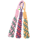 3 PCS Pet Hand-pulled Chewing Toy Dog Molar Cotton Rope, Color Random Delivery