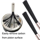 2 PCS Car Engine Cylinder Carbon Cleaning Brush, Specification: Carbon Brush