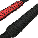 2 PCS Car Rear Handle SUV Modified Umbrella Rope Braided Handle(1070B Black)