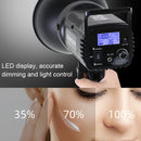 200W 5600K 255 COB Lamp Beads Live Video Fill Light,US Plug