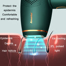 Aimanfun Home IPL Laser Photon Rejuvenation Hair Removal Instrument, Plug: EU Plug(Dark Green)