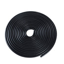 10m U-shaped Non-stick Car Rubber Seal Bumper(Black)