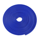10m U-shaped Non-stick Car Rubber Seal Bumper(Blue)