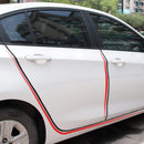 10m U-shaped Non-stick Car Rubber Seal Bumper(White)