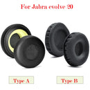 1 Pair Headphone Cover for Jabra Evolve 20 20SE 30 30II 40 65 65+, Color: Original