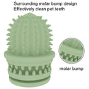 2 PCS Pet Cleaning Teeth TPR Cactus Lightweight Bite-resistant Educational Toys(Light Blue)