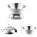 5kg/1g High Precision Kitchen Scale Roasting Electronic Scale Coffee Scale with Alarm Timer(Silver)