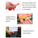 Multifunctional Bicycle Tire Changing Tool, Color: Red+5 Tire Patches