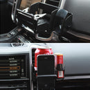 2 PCS SD-1012 Car Multifunctional Drink Holder Garbage Box(Silver)