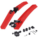 2632 Bicycle Quick Release Mudguards, Style: Ordinary (Red)
