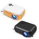 A10 480x360 Pixel Projector Support 1080P Projector ,Style: Basic Model White Yellow (UK Plug)