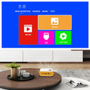 A10 480x360 Pixel Projector Support 1080P Projector ,Style: Same-screen Black(UK Plug)