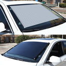 2 PCS Suction Cup Car Shade Curtain Window Telescopic Roller Blind, Size: 40x60cm Silver Lyser