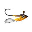 5 PCS Lead Material Fish Shape Anti-hanging Bottom Hook, Specification: 15g(Orange)