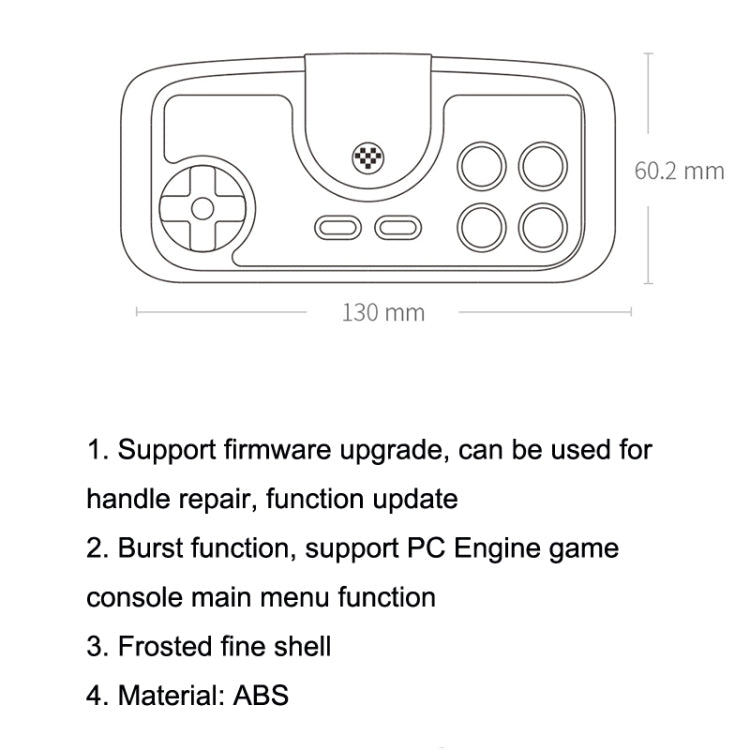 8Bitdo PCE2.4G Wireless Gamepad For Switch(Light Gray )