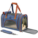 LDLC QS-012 Pet Outing Portable Breathable Foldable Tote Bag(Denim Blue)