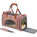 LDLC QS-012 Pet Outing Portable Breathable Foldable Tote Bag(Light Pink)