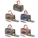 LDLC QS-012 Pet Outing Portable Breathable Foldable Tote Bag(Light Grey)