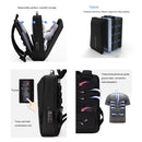 Hard Shell Backpack Alloy Frame Anti-Theft Computer Bag For Men, Color: 8001-J Black