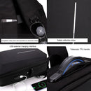 Hard Shell Backpack Alloy Frame Anti-Theft Computer Bag For Men, Color: 8001-J Black