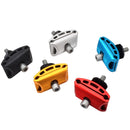 2 PCS FMFXTR Bicycle Saddle Clamp Code Screw Connector(Double Rail Red)